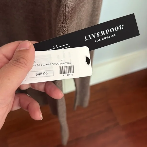 Liverpool Brown Lightweight Sweater - Picture 3 of 3